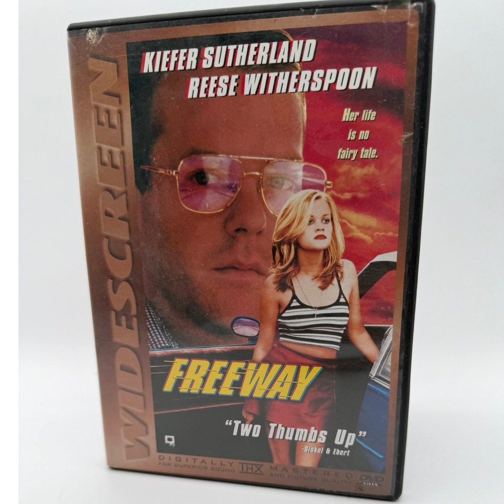Freeway DVD 1996 Widescreen Kiefer Sutherland Reese Witherspoon Cult Classic THX